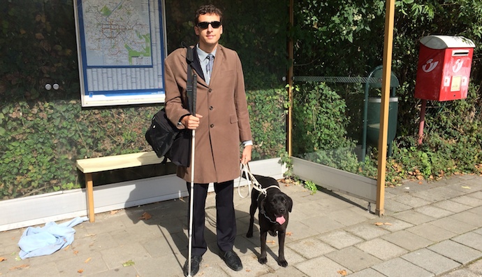 Alex et son chien guide Laïka : Un nouveau duo est né !