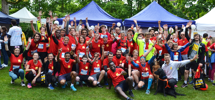 Le 5 mai dernier, 70 coureurs ont pris le départ des 10km d'Uccle aux couleurs de la Fondation I See. Avec nos sponsors, ils ont récolté 6.225€ pour financer la formation de Quartz. Bravo et merci à tous pour leur mobilisation, leur soutien et leur bonne humeur !